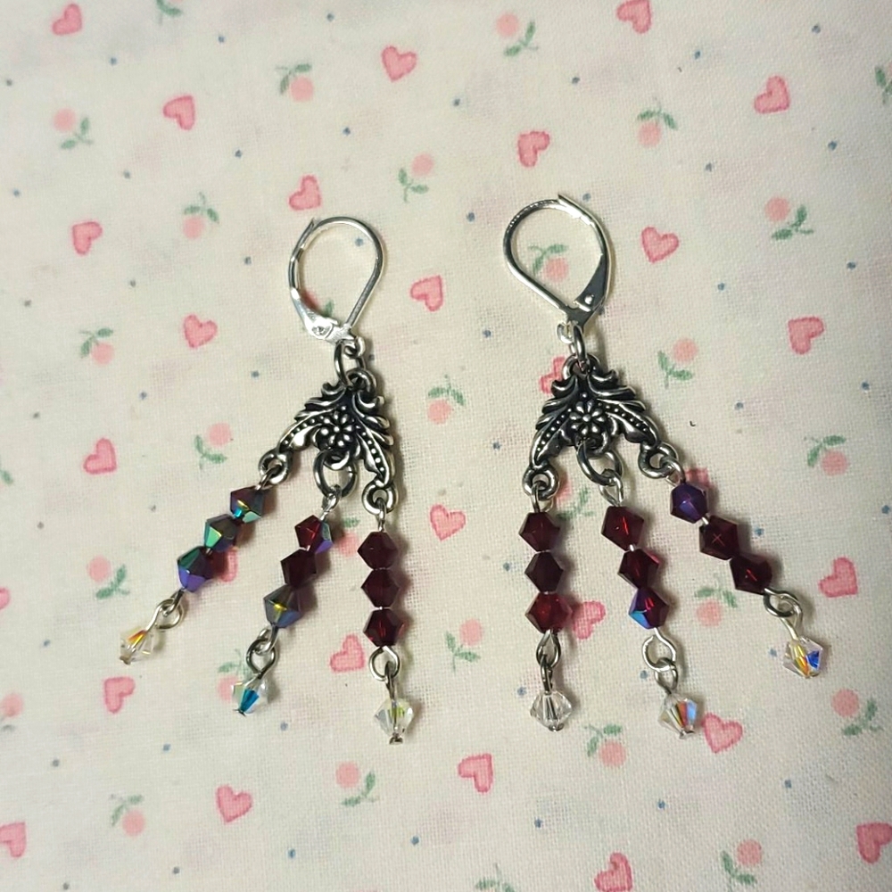 Cascade "ALL" Crystal Earrings!